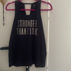 Stronger Than I Look tank top
